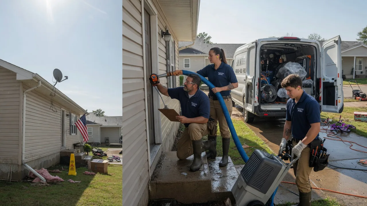 Ceiling Water Damage Restoration in Webbville, KY near me